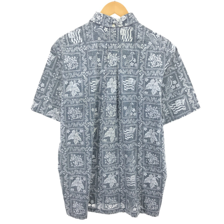 90'S Reyn Spooner all-over print Lahaina Sailor Hawaiian Aloha shirt, made in Hawaii, men's size L, vintage /eaa467009