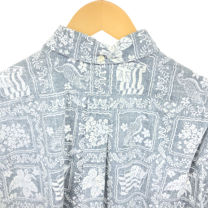 90'S Reyn Spooner all-over print Lahaina Sailor Hawaiian Aloha shirt, made in Hawaii, men's size L, vintage /eaa467009