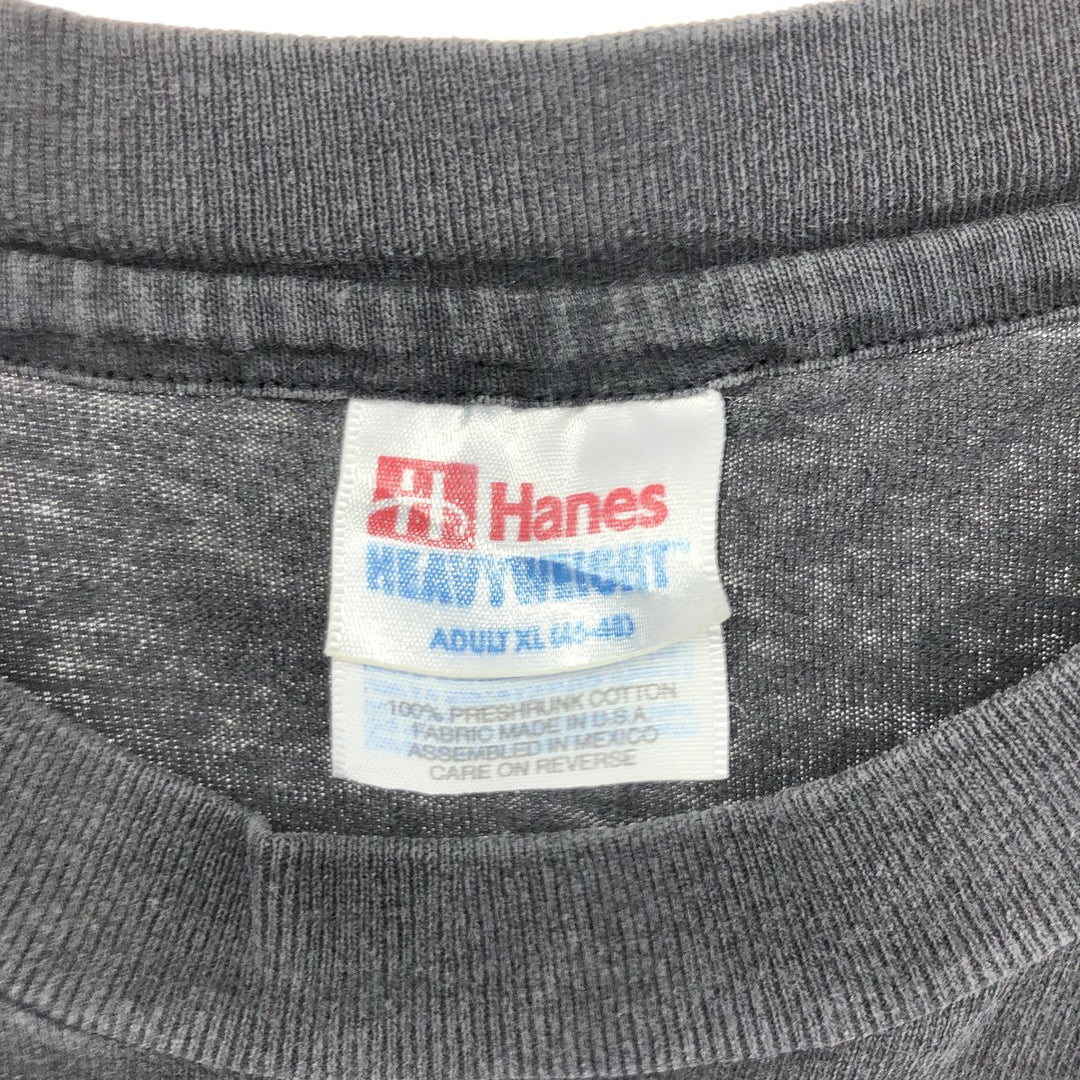 90'S Hanes HEAVYWEIGHT Message Print T-Shirt Men's XL Vintage /eaa467023