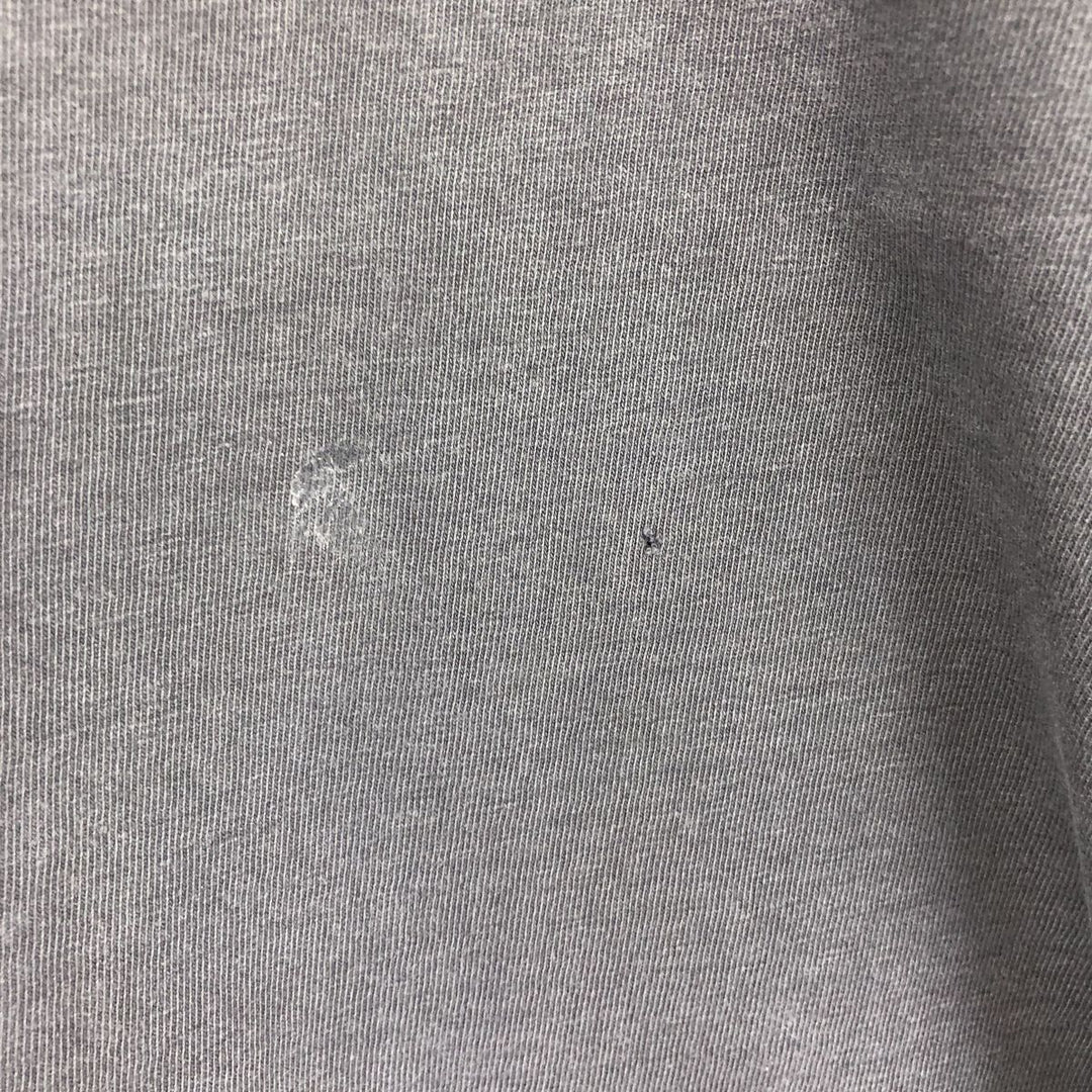 90'S Hanes BEEFY-T Back Print T-Shirt Made in USA Men's L Size Vintage cotton black type Vintage Second Hand