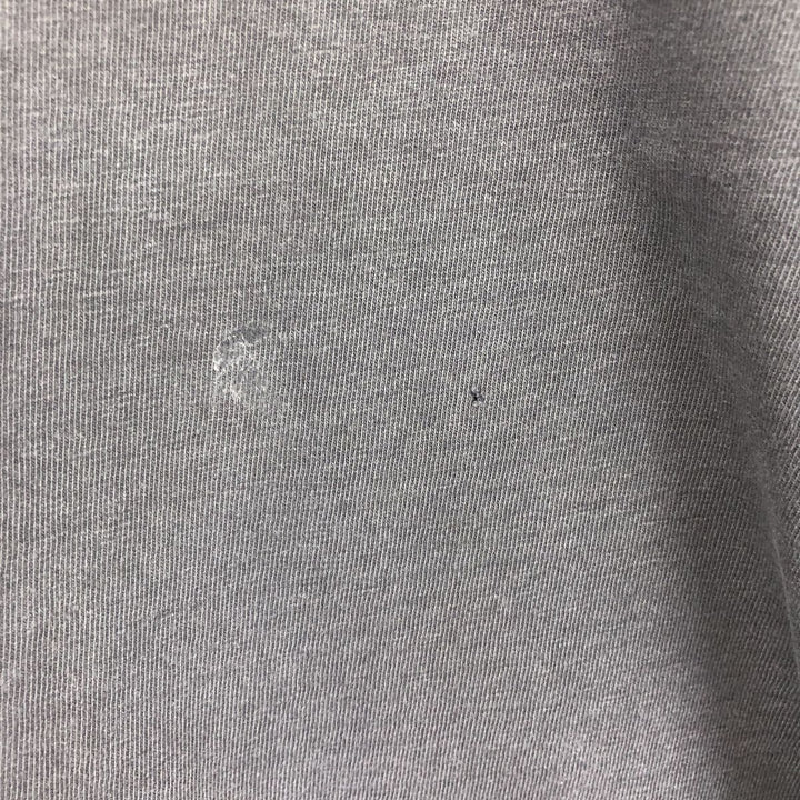 90'S Hanes BEEFY-T Back Print T-Shirt Made in USA Men's L Size Vintage cotton black type Vintage Second Hand