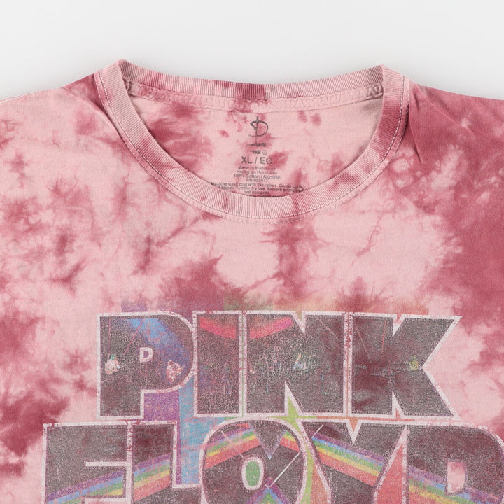 PINK FLOYD Pink Floyd Tie-dye Pattern Band T-shirt Band T Men's XL /eaa467046