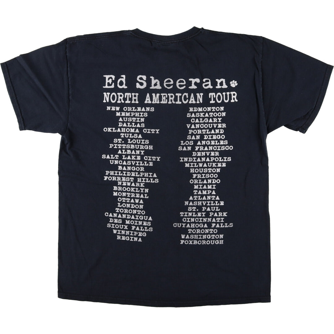 Fruit of the Loom ED SHEERAN Band T-shirt, Band Tee, Men's L /eaa467048