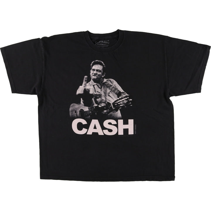 JOHNNY CASH Johnny Cash Band T-shirt Band T Men's XXL /eaa467051