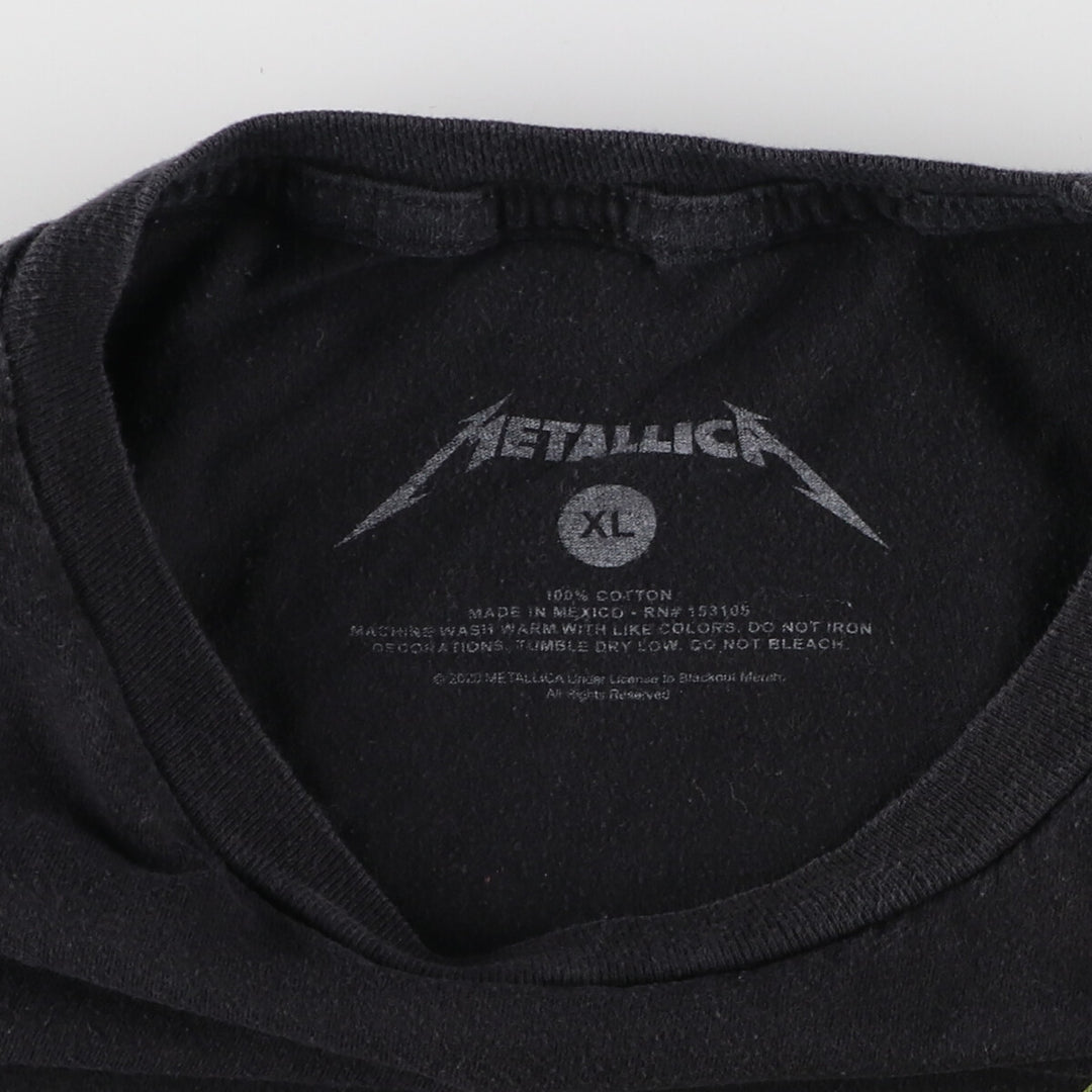 METALLICA Metallica Band T-shirt Band T Men's XL /eaa467056