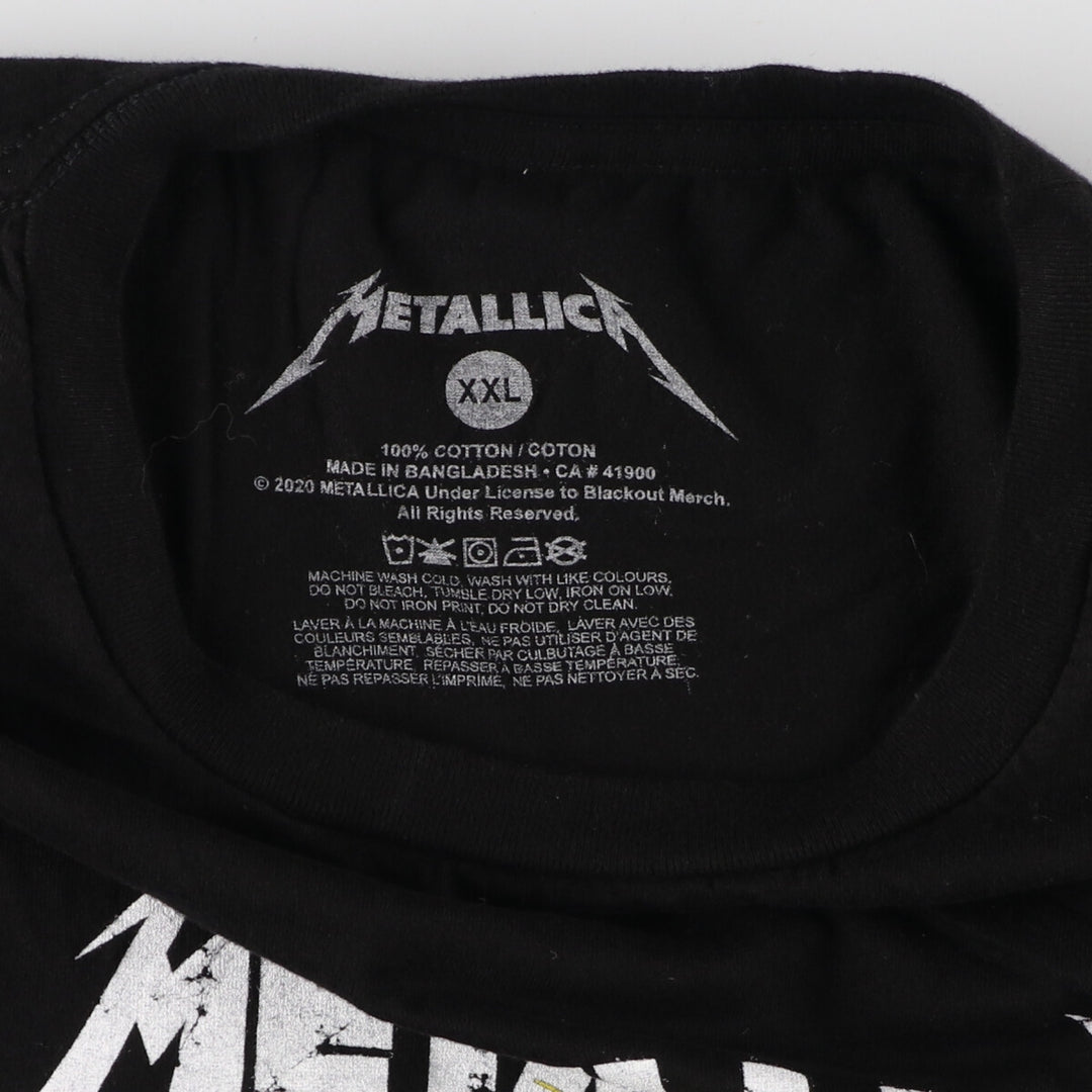 METALLICA Metallica Band T-shirt Band T Men's XXL /eaa467066