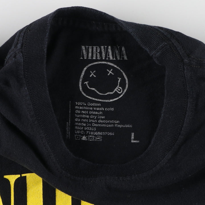 NIRVANA Nirvana Band T-shirt Band T Men's L /eaa467068