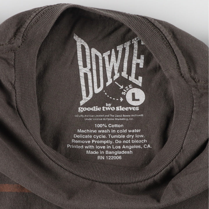 DAVID BOWIE David Bowie Band T-shirt Band T Men's L /eaa467074