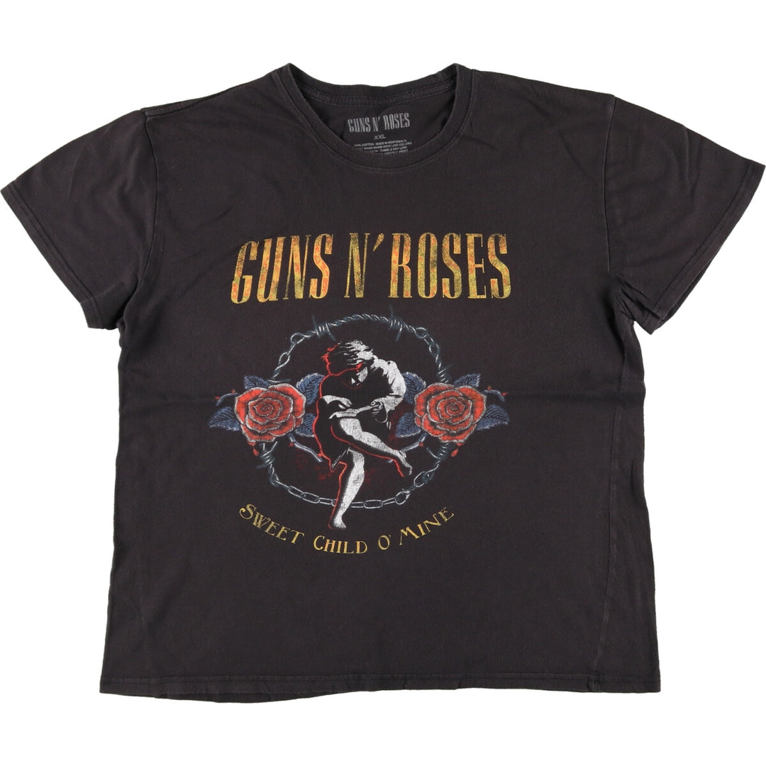 GUNS N' ROSES Guns N' Roses Band T-Shirt Band Tee Men's XXL /eaa467083