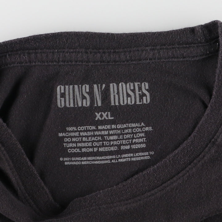 GUNS N' ROSES Guns N' Roses Band T-Shirt Band Tee Men's XXL /eaa467083