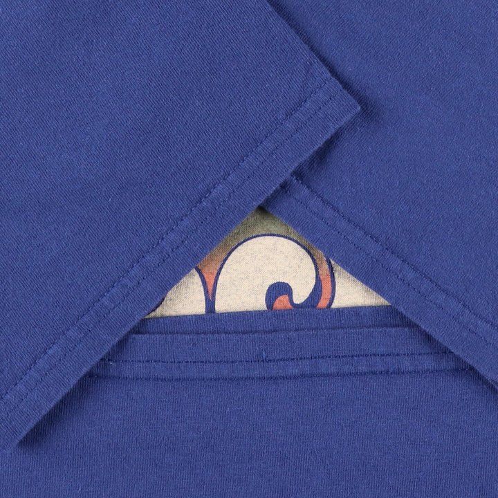 Gildan RUSH Band T-shirt, Men's M size cotton blue type Vintage Second Hand