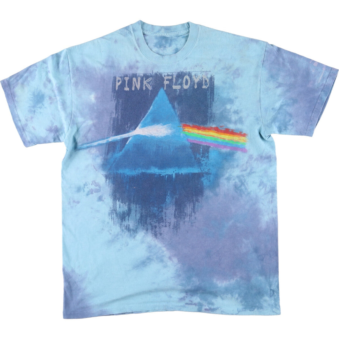 LIQUID BLUE PINK FLOYD Pink Floyd tie-dye pattern band T-shirt band T men's L equivalent /eaa467094