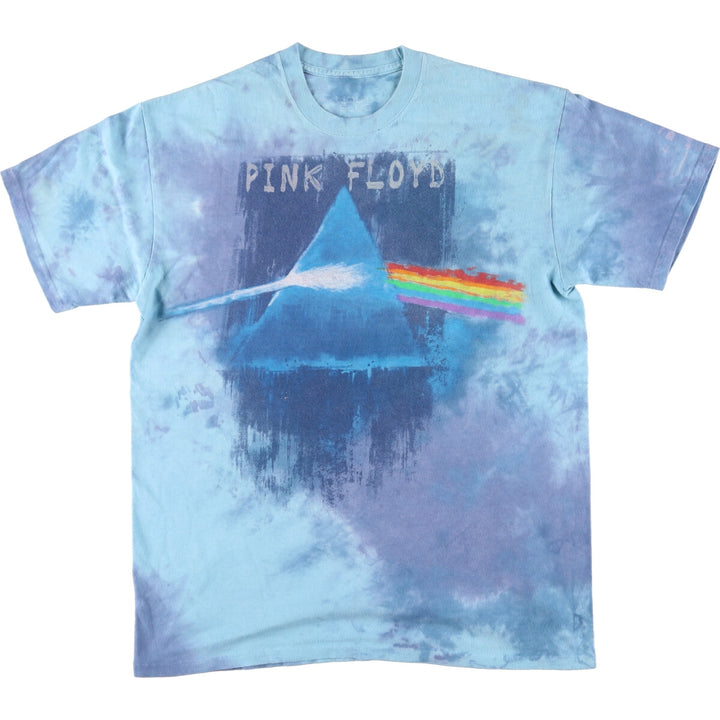 LIQUID BLUE PINK FLOYD Pink Floyd tie-dye pattern band T-shirt band T men's L equivalent /eaa467094