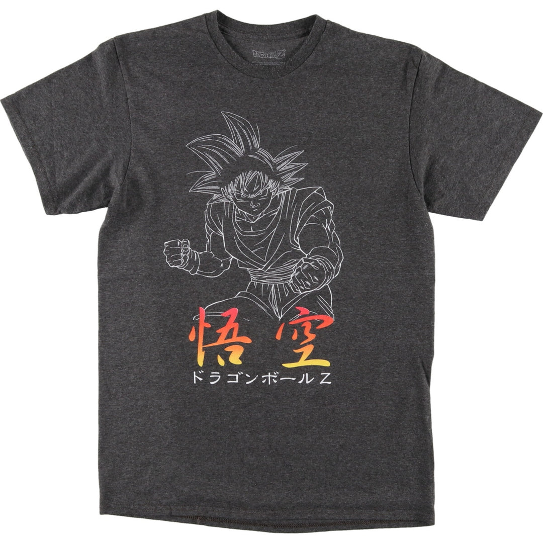 DRAGONBALL Z Dragon Ball Z Son Goku character print T-shirt Men's M size /eaa467104