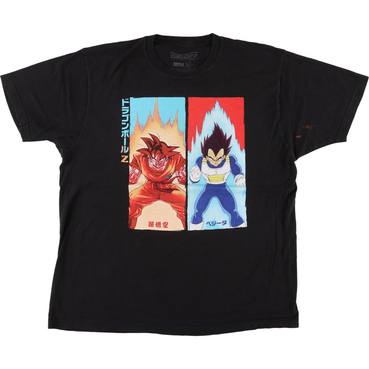 RIPPLE JUNCTION DRAGONBALL Z Dragon Ball Z Son Goku Vegeta character print T-shirt Men's XL equivalent /eaa467105