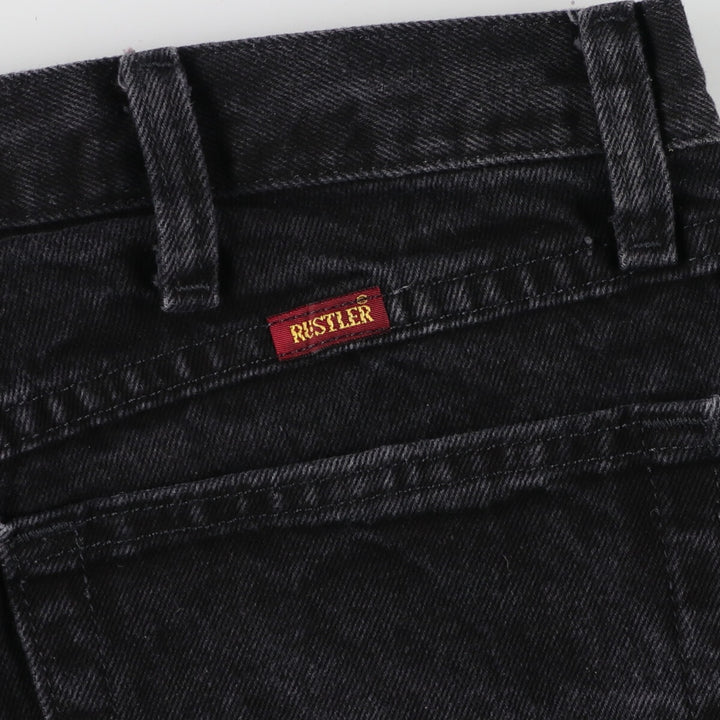 RUSTLER Black Denim Straight Denim Pants Men's W36 equivalent /eaa467114