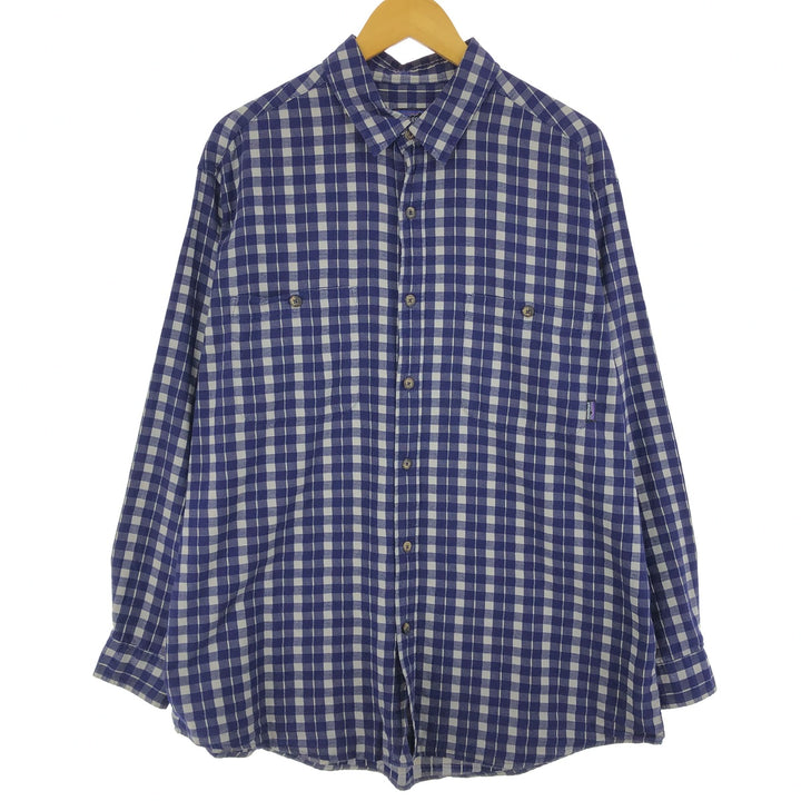 Patagonia ORGANIC COTTON Organic Cotton Long Sleeve Cotton Check Shirt Men's L size / eaa467115