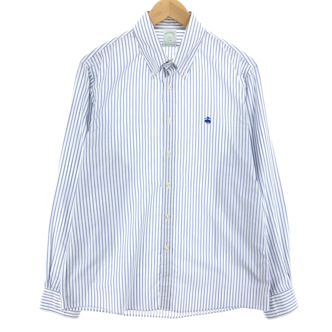 Brooks Brothers Long Sleeve Button-Down Striped Shirt Men's Size L / eaa467119