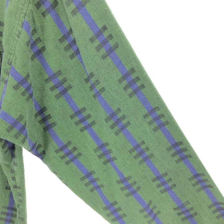 90'S Levi's Stripe Pattern All-over Print Long Sleeve Striped Shirt Men's M Size Vintage /eaa467124