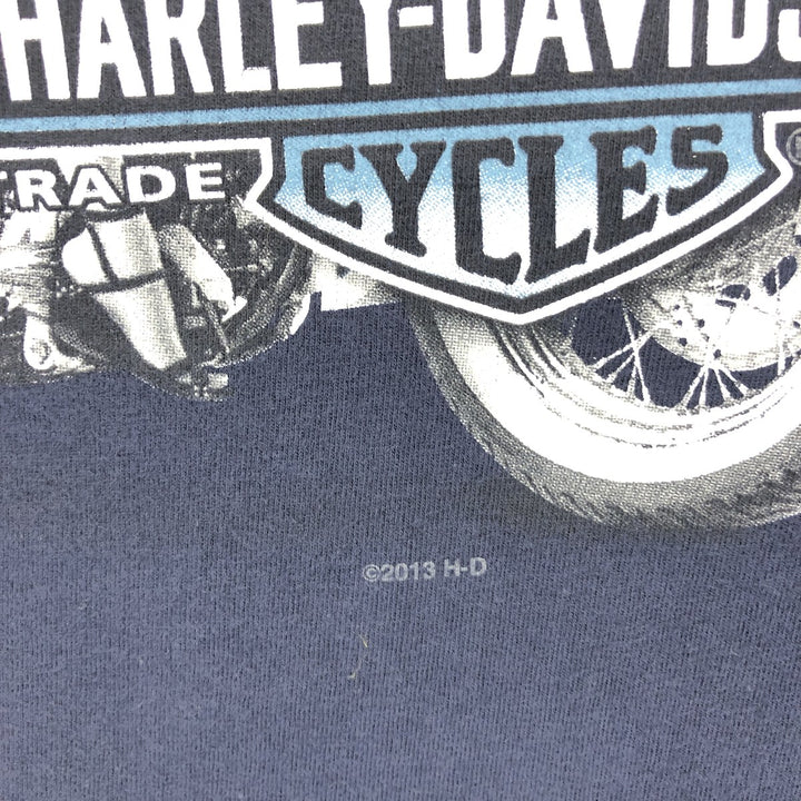 Harley-Davidson Hanes Pin-up Girl Motorcycle Bike T-shirt Men's L size / eaa467132