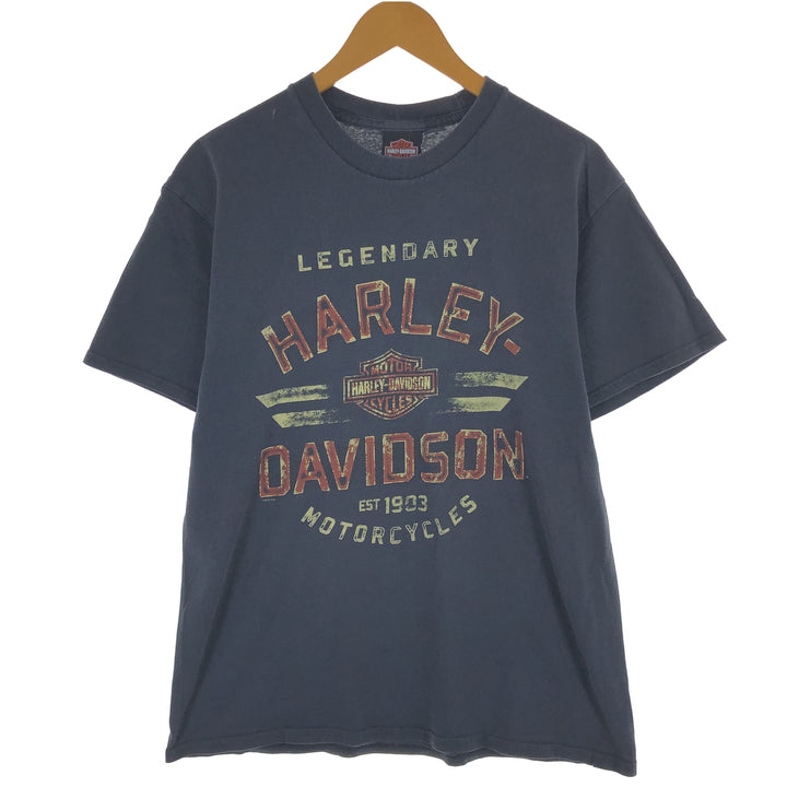 Harley-Davidson Motorcycle Bike T-shirt Men's L size / eaa467134