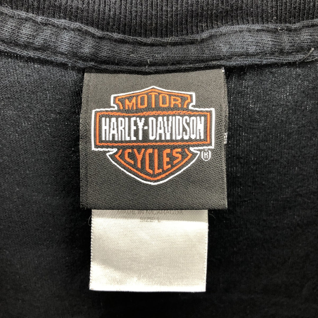 00'S Harley-Davidson Motorcycle Bike T-shirt Men's L size Vintage / eaa467138