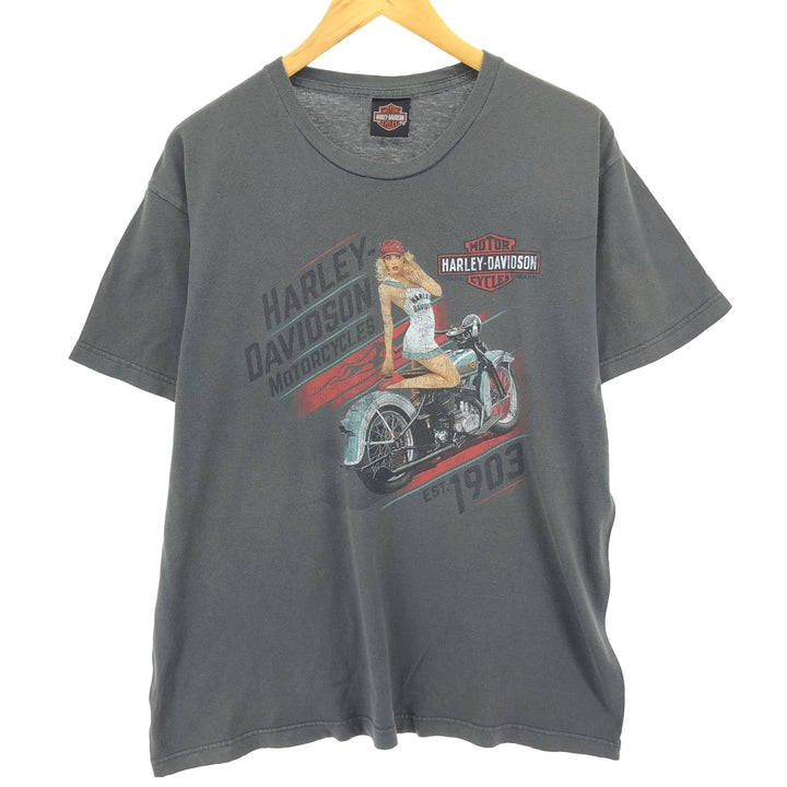 Harley-Davidson Motorcycle Bike T-shirt Men's L size / eaa467148