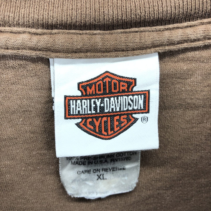 Harley-Davidson Hanes Motorcycle Bike T-shirt Made in USA Men's XL /eaa467152