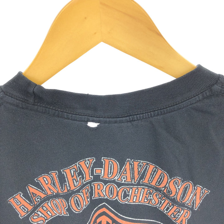 00'S Harley-Davidson Motorcycle Bike T-shirt Men's L size / eaa467160