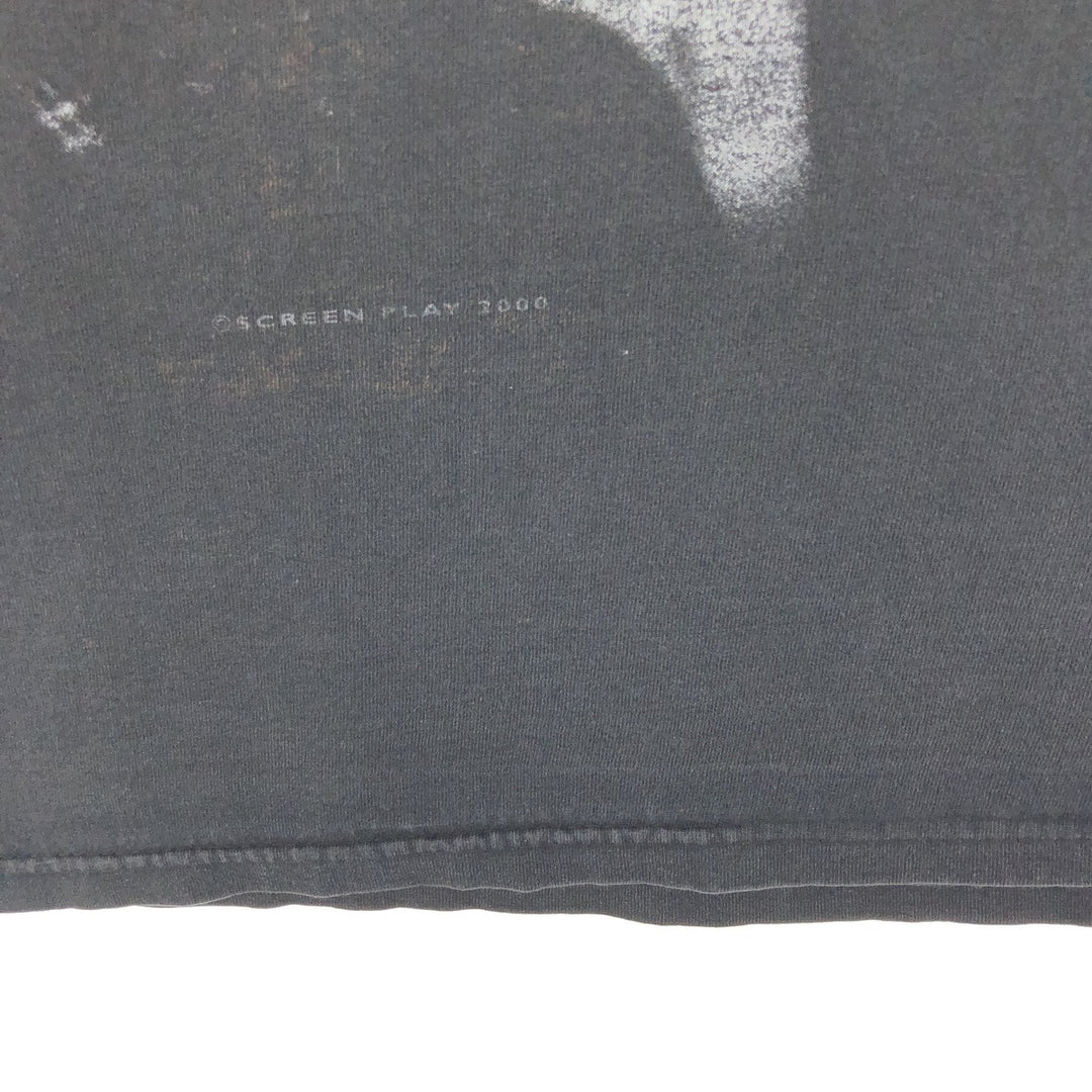 00'S DELTA Toby Keith Band T-shirt, Men's L size cotton black type Vintage Second Hand