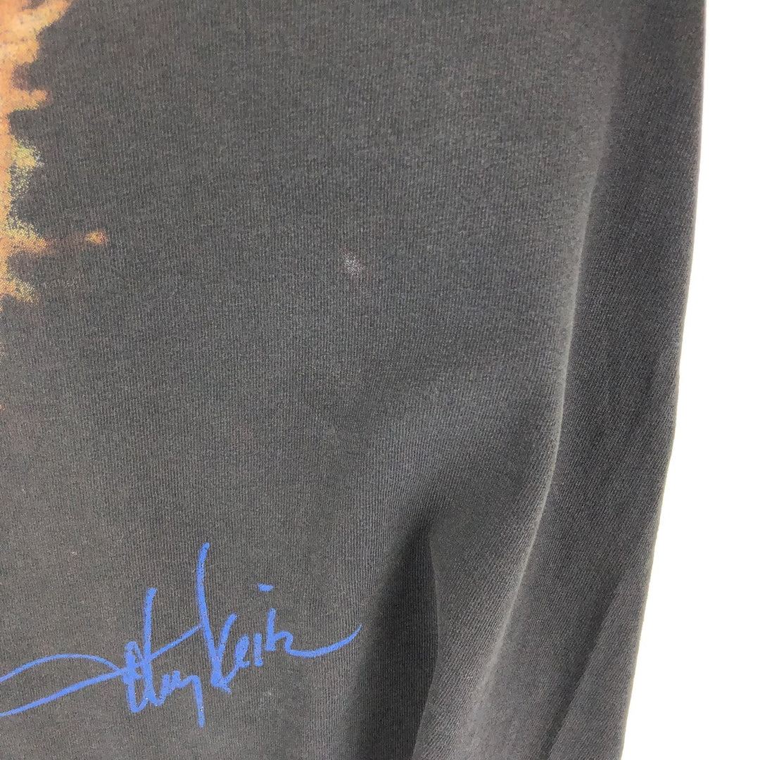 00'S DELTA Toby Keith Band T-shirt, Men's L size cotton black type Vintage Second Hand