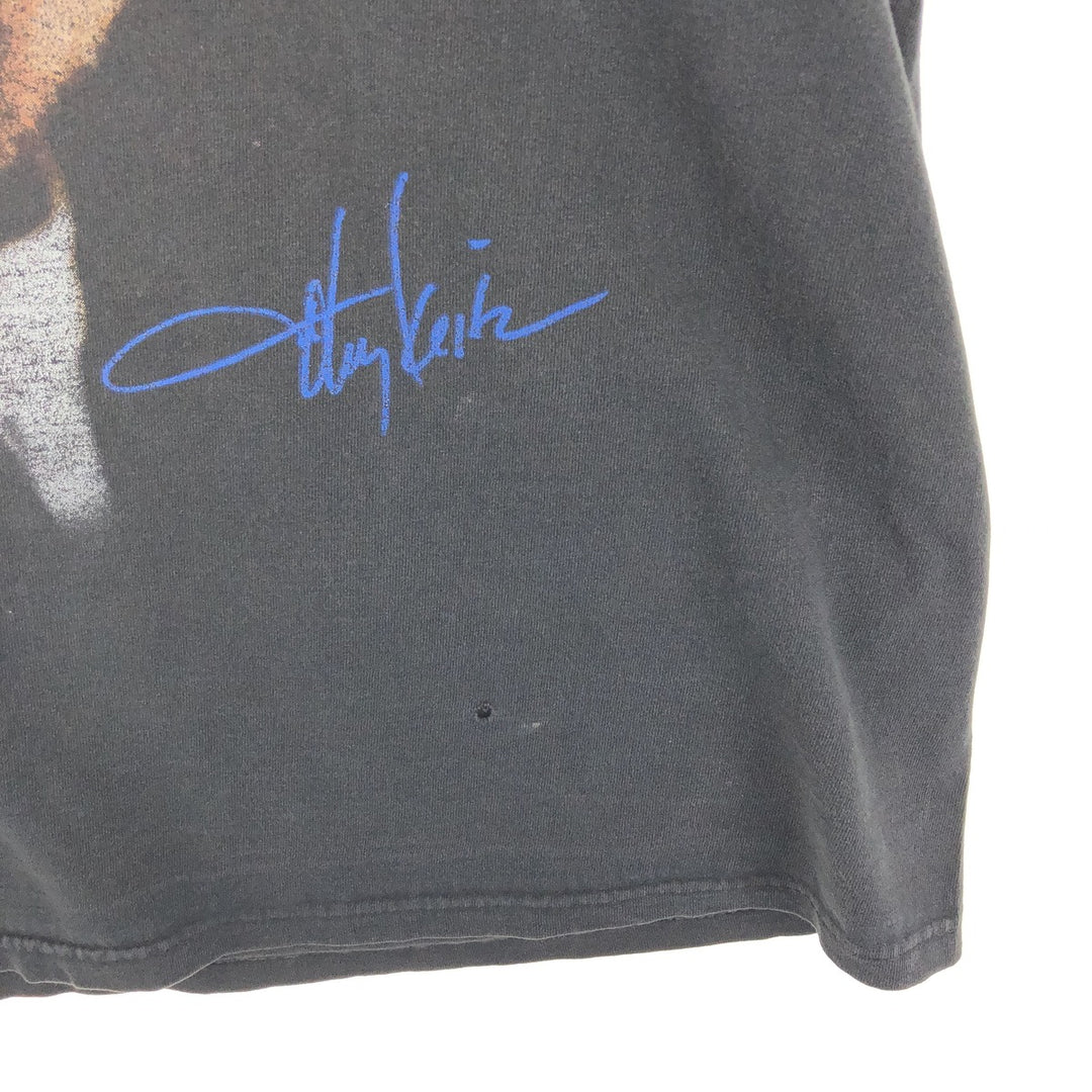 00'S DELTA Toby Keith Band T-shirt, Men's L size cotton black type Vintage Second Hand