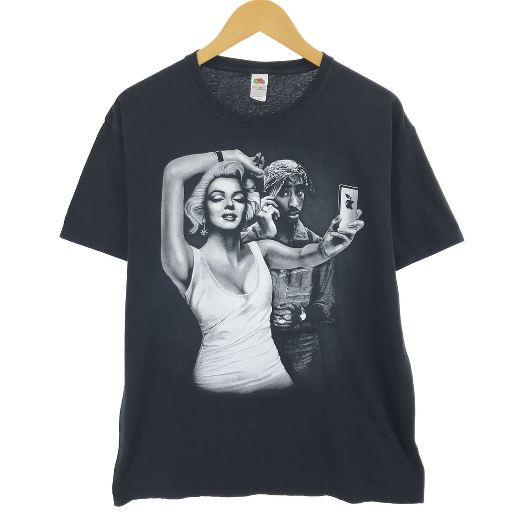 2pac Marilyn Monroe Rap T-shirt Men's L size / eaa467165