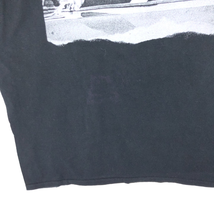 ICE CUBE Rap T-shirt, Men's M size unclear black type Vintage Second Hand