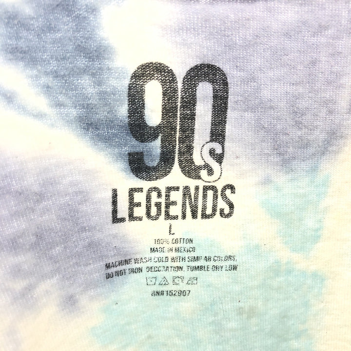 90'S LEGENDS SNOOP DOGG Tie-dye Pattern Rap T-shirt Men's L size /eaa467179