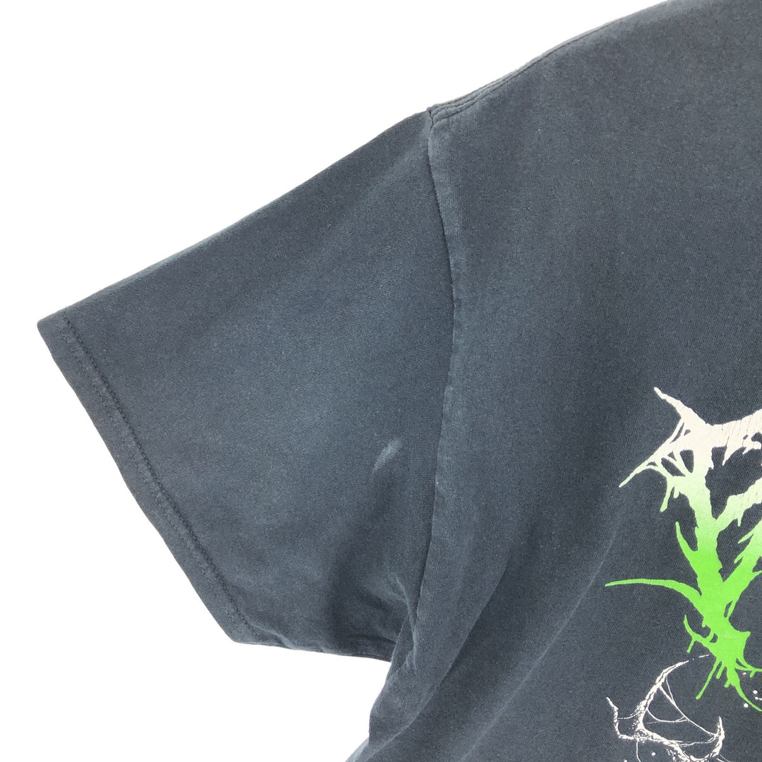 Anvil Cattle Decapitation Band T-Shirt, Men's L Size cotton black type Vintage Second Hand