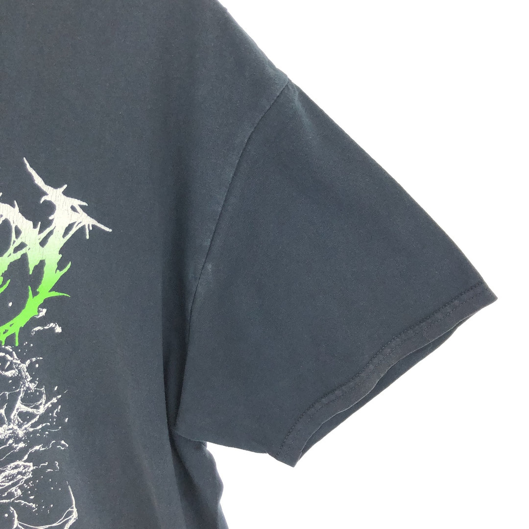 Anvil Cattle Decapitation Band T-Shirt, Men's L Size cotton black type Vintage Second Hand