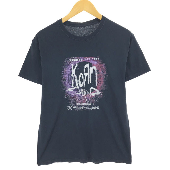 KORN band T-shirt, band T, men's size M / eaa467189