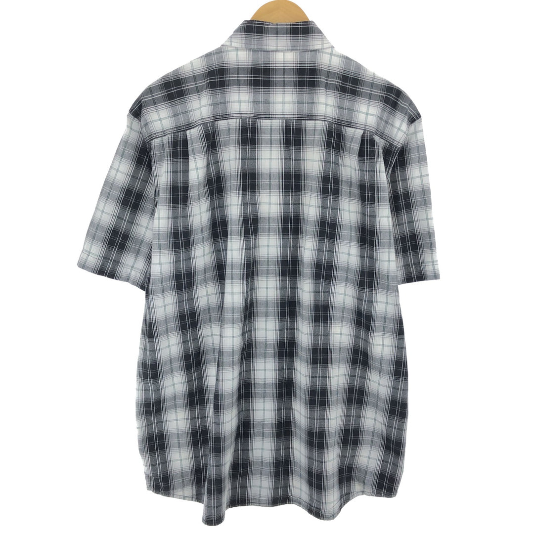 Carhartt RELAXED FIT Tartan Check Short Sleeve Work Shirt Men's L size / eaa467215