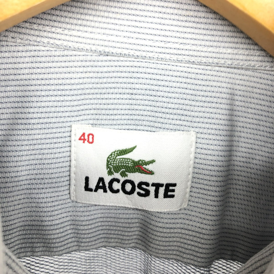 Lacoste LACOSTE Short Sleeve Button Down Striped Shirt Size 40 Men's S /eaa467237