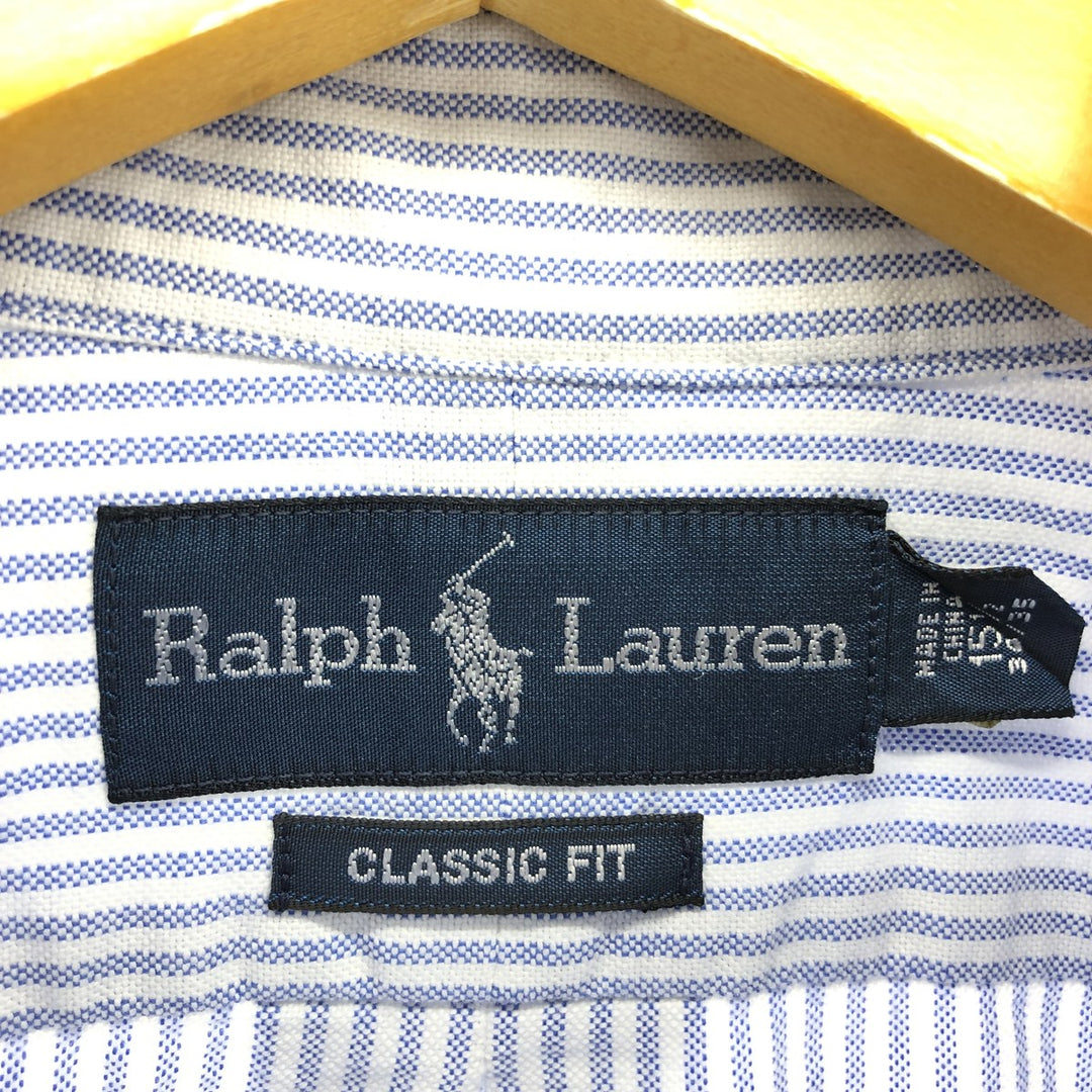 Ralph Lauren Classic Fit Long Sleeve Button Down Striped Shirt Men's L / eaa467243