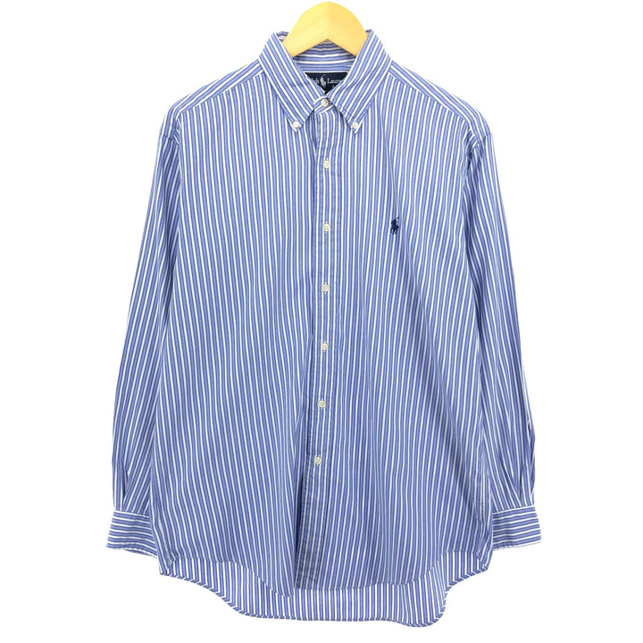 Ralph Lauren YARMOUTH Multi-stripe Long Sleeve Button-down Striped Shirt Men's L size / eaa467245