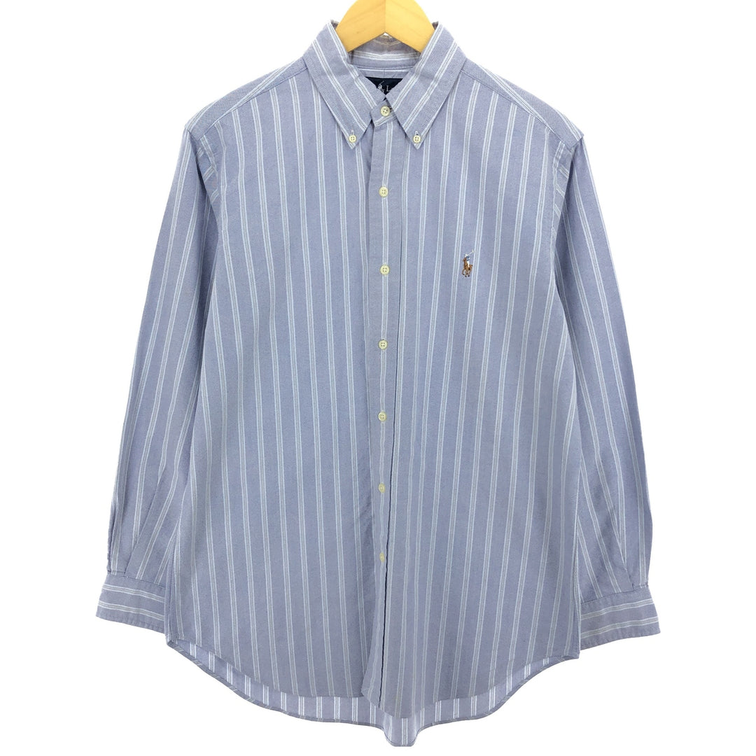 Ralph Lauren Classic Fit Multi Stripe Long Sleeve Button Down Striped Shirt Men's L / eaa467247