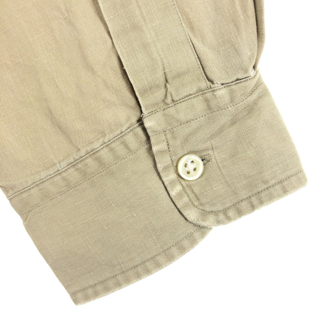 Ralph Lauren Classic Fit Long Sleeve Linen Shirt Men's XL / eaa467278