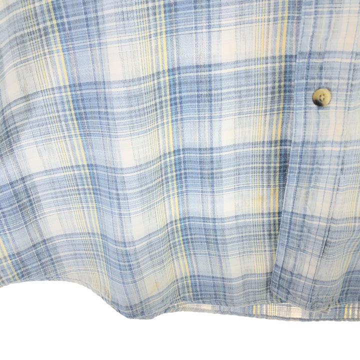 LLBean Long Sleeve Cotton Check Shirt Men's Size L /eaa467279