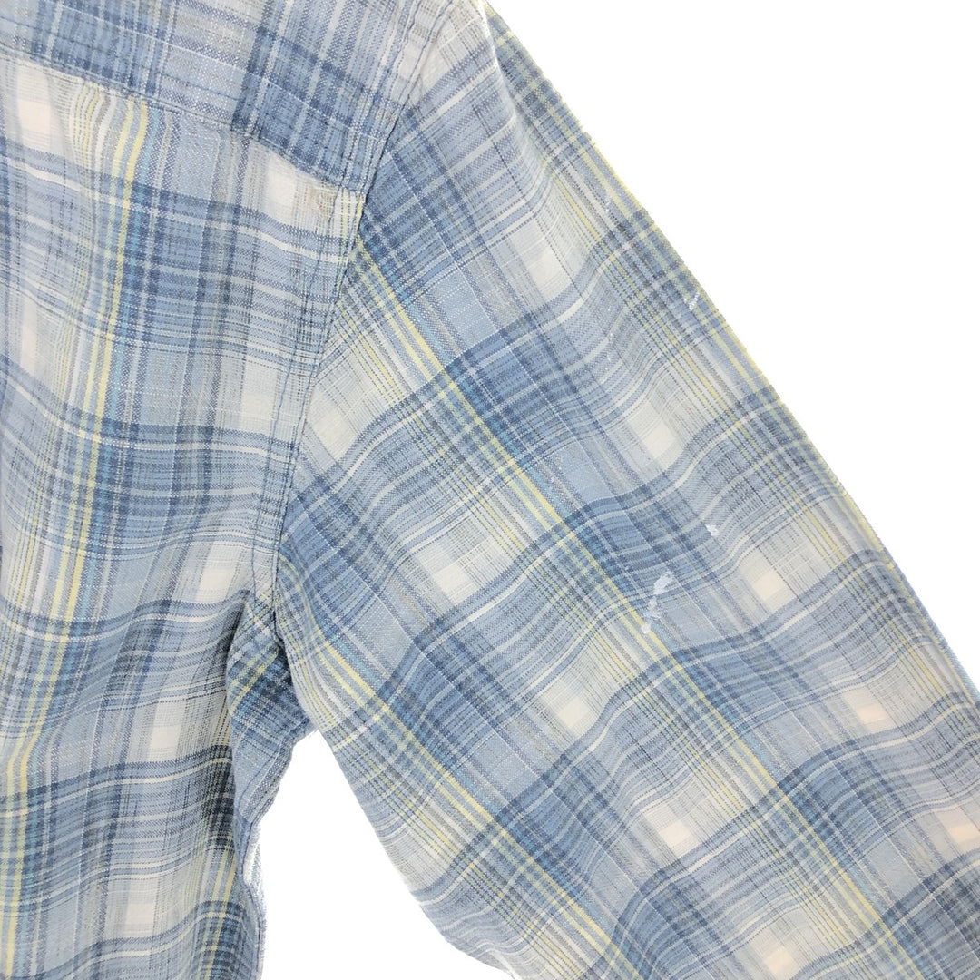 LLBean Long Sleeve Cotton Check Shirt Men's Size L /eaa467279