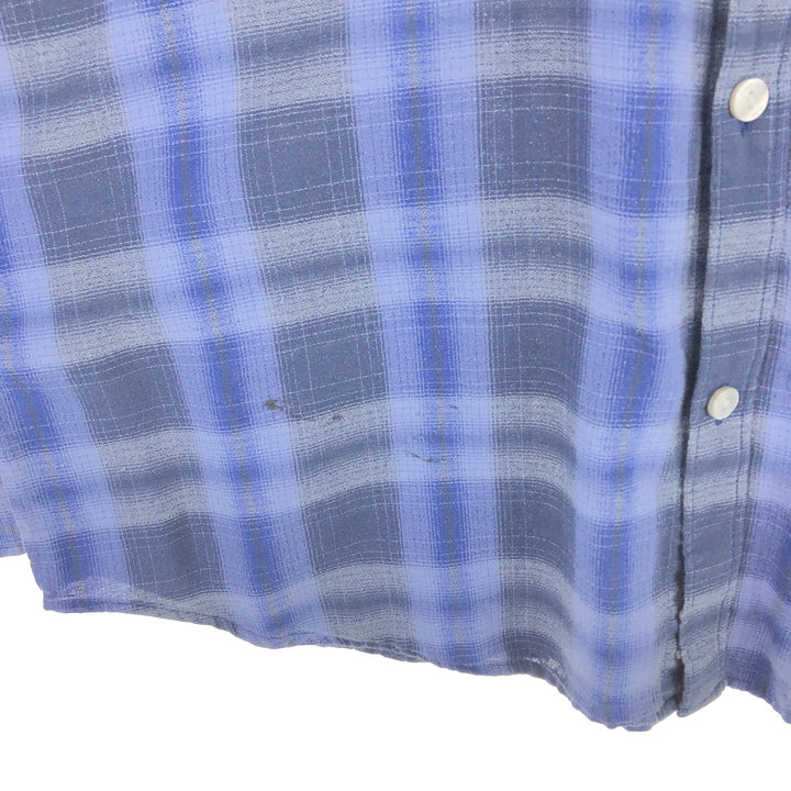 90s~00'S Calvin Klein long sleeve button down check shirt men's size M vintage /eaa467290