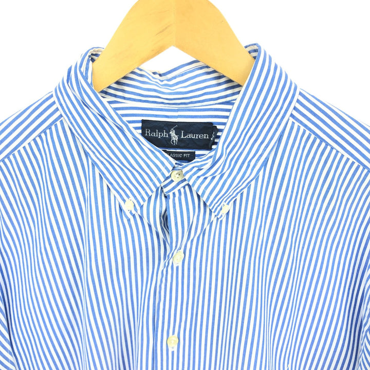 Ralph Lauren Classic Fit Long Sleeve Button Down Striped Shirt Men's XL / eaa467300