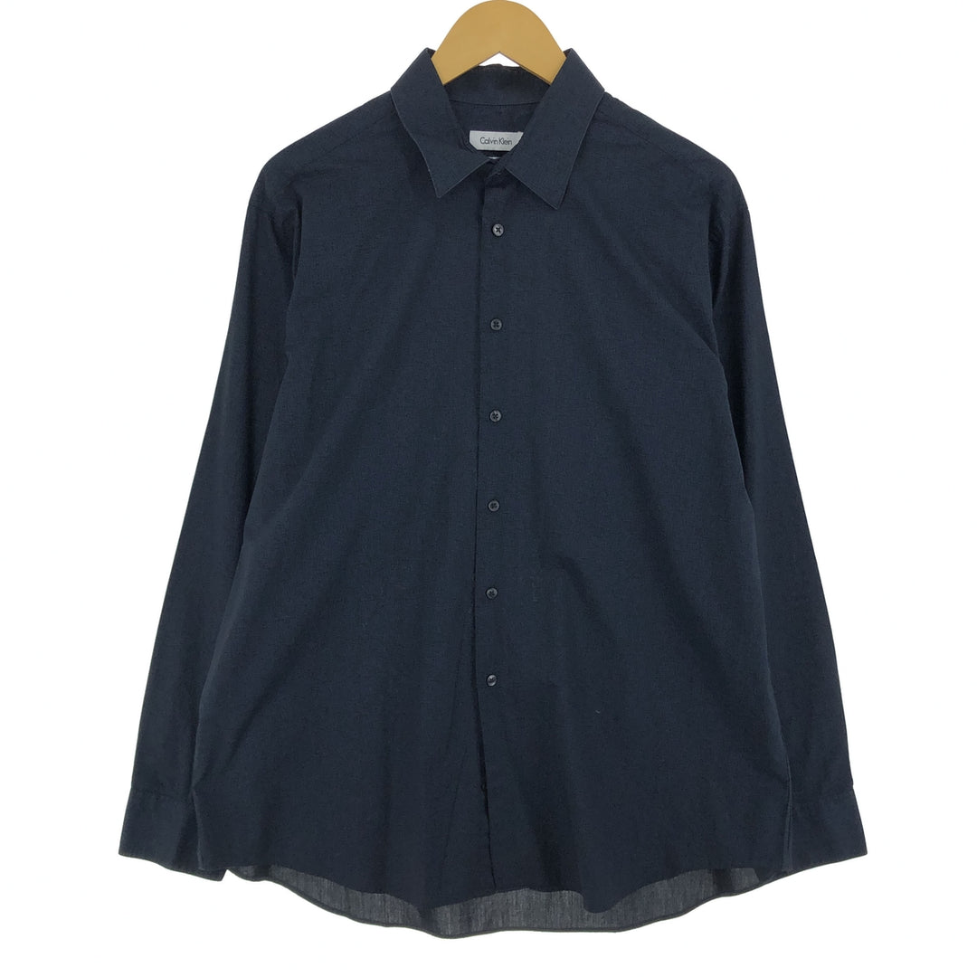 00'S Calvin Klein all-over print long sleeve cotton shirt, men's XL size / eaa467308