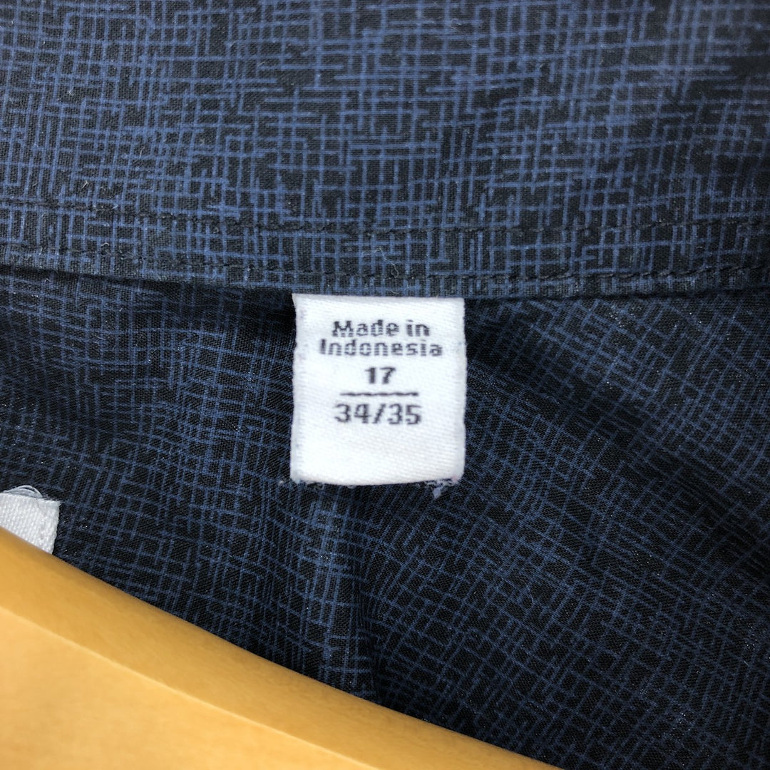 00'S Calvin Klein all-over print long sleeve cotton shirt, men's XL size / eaa467308